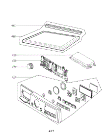 Control Panel Parts parts for Lg Dryer DLEX3570W/00 from AppliancePartsPros.com