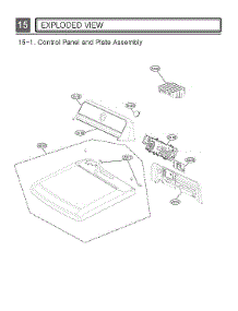 Control Panel / Plate Assy parts for Lg Dryer DLEX7880WE/00 from AppliancePartsPros.com