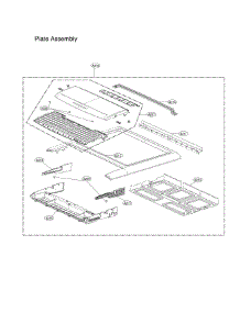 Plate Parts parts for Lg Dryer DLEX9500K/00 from AppliancePartsPros.com