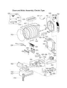 Drum And Motor Parts parts for Lg Dryer DLEX9500K/00 from AppliancePartsPros.com