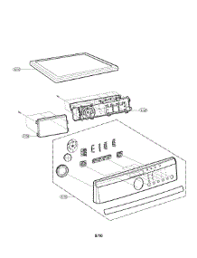 Control Panel & Plate Assembly parts for Lg Dryer DLG2522W from AppliancePartsPros.com