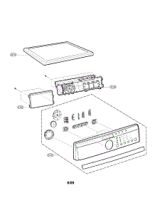 Control Panel And Plate Parts parts for Lg Dryer DLG2524W from AppliancePartsPros.com