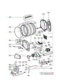 Drum And Motor Parts parts for Lg Dryer DLG2524W from AppliancePartsPros.com