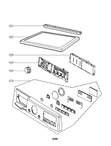 Control Panel And Plate Parts parts for Lg Dryer DLG2602W from AppliancePartsPros.com