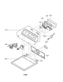 Control Panel & Plate Assembly parts for Lg Dryer DLG5932S from AppliancePartsPros.com