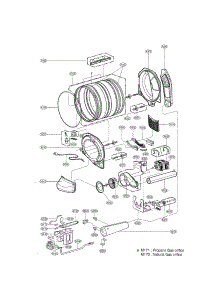 Drum & Motor parts for Lg Dryer DLG5932S from AppliancePartsPros.com