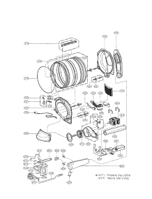 Drum & Motor parts for Lg Dryer DLG5988S from AppliancePartsPros.com