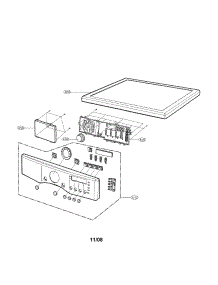 Control Panel & Plate Assembly parts for Lg Dryer DLG5988SM from AppliancePartsPros.com