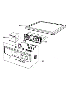 Control Panel parts for Lg Dryer DLG5988W from AppliancePartsPros.com
