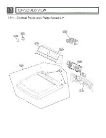 Control Panel & Plate Assy parts for Lg Dryer DLG7001W/00 from AppliancePartsPros.com
