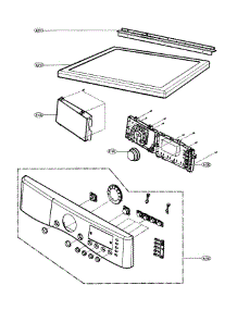 Control Panel / Plate Assy parts for Lg Dryer DLG7188RM from AppliancePartsPros.com