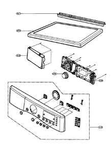 Control Panel / Plate Assy parts for Lg Dryer DLG7188WM from AppliancePartsPros.com