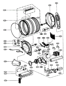 Drum / Motor Assy parts for Lg Dryer DLG9588WM from AppliancePartsPros.com