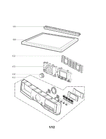 Control Panel And Plate Assembly Parts parts for Lg Dryer DLGX0002TM from AppliancePartsPros.com