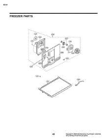 Freezer Parts parts for Lg Dryer DLGX4201B/00 from AppliancePartsPros.com