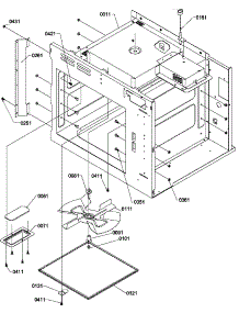 Oven Cavity & Stirrer System Assemblies parts for Amana Microwave DM2000C/P1194106M from AppliancePartsPros.com