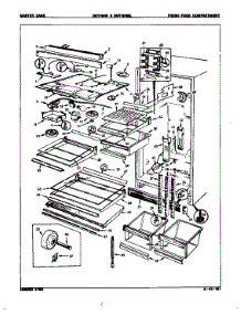 Fresh Food Compartment parts for Admiral Top-Mount Refrigerator DNT18H9/7B18A from AppliancePartsPros.com