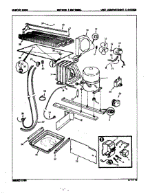 Unit Compartment & System parts for Admiral Top-Mount Refrigerator DNT18H9LH/7B02B from AppliancePartsPros.com