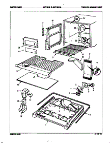 Freezer Compartment parts for Admiral Top-Mount Refrigerator DNT18H9LH/7B02B from AppliancePartsPros.com