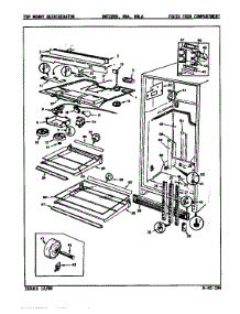 Fresh Food Compartment parts for Admiral Top-Mount Refrigerator DNT22K9A/9A97A from AppliancePartsPros.com