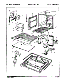 Freezer Compartment parts for Admiral Top-Mount Refrigerator DNT22K9A/9A97A from AppliancePartsPros.com