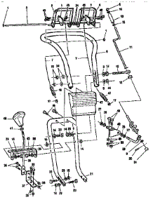 Upper Handle Assembly parts for Dynamark Gas Snowblower DP-826-E from AppliancePartsPros.com
