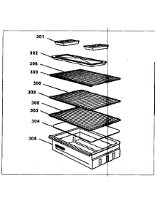 Shelf Assy parts for Danby Refrigerator DPR2260W from AppliancePartsPros.com