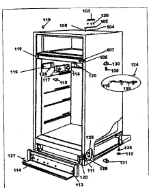 Cabinet Parts 2 parts for Danby Refrigerator DPR2262W from AppliancePartsPros.com
