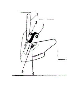 8" Furrow Plow Stock parts for Craftsman Tiller DRAG STAKE-29086 from AppliancePartsPros.com