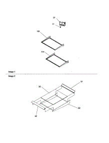 Ref. Feature And Shelf parts for Amana Bottom-Mount Refrigerator DRB1801AC-PDRB1801AC0 from AppliancePartsPros.com
