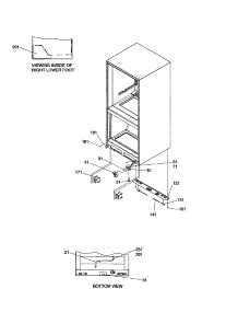 Insulation And Roller Assembly parts for Amana Bottom-Mount Refrigerator DRB1801AC-PDRB1801AC0 from AppliancePartsPros.com