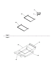 Refrig. Feature / Shelf Assembly parts for Amana Bottom-Mount Refrigerator DRB1801AW-PDRB1801AW1 from AppliancePartsPros.com