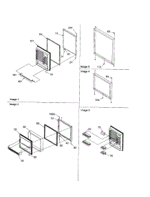 Door parts for Amana Bottom-Mount Refrigerator DRB1802AW-PDRB1802AW0 from AppliancePartsPros.com