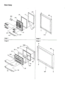 Door Assembly parts for Amana Bottom-Mount Refrigerator DRB2101AW-PDRB2101AW0 from AppliancePartsPros.com