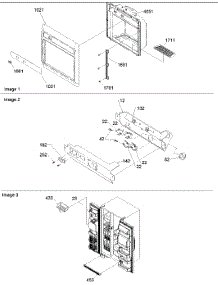 Fa??Ade Dispenser Cover, & Elec Brkt Assy parts for Amana Side-By-Side Refrigerator DRS2362AW-PDRS2362AW0 from AppliancePartsPros.com