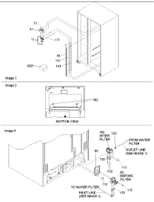 Water Filter Assy parts for Amana Side-By-Side Refrigerator DRS2362AW-PDRS2362AW0 from AppliancePartsPros.com