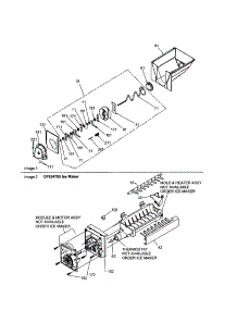 Ice Bucket / Auger parts for Amana Side-By-Side Refrigerator DRS246RBC-PDRS246RBC0 from AppliancePartsPros.com