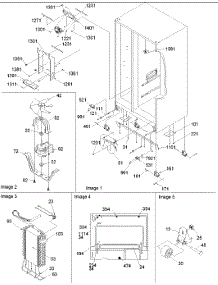 Drain, Rollers & Evap Assy parts for Amana Side-By-Side Refrigerator DRS2662AC from AppliancePartsPros.com