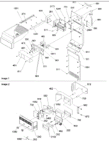 Ice Maker / Control Assy parts for Amana Side-By-Side Refrigerator DRS2662AW-PDRS2662AW0 from AppliancePartsPros.com