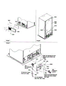 Cabinet Back parts for Amana Side-By-Side Refrigerator DRS2663BB-PDRS2663BB0 from AppliancePartsPros.com