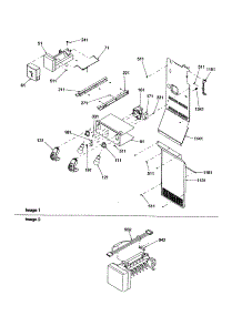 Fz. Lighting And Auger parts for Amana Side-By-Side Refrigerator DRS2663BB-PDRS2663BB0 from AppliancePartsPros.com