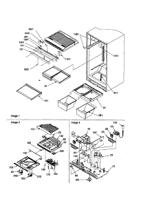 Interior Cabinet / Drain Block parts for Amana Top-Mount Refrigerator DRT1802AC-PDRT1802AC0 from AppliancePartsPros.com