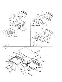 Shelving And Crisper Frame Assembly parts for Amana Top-Mount Refrigerator DRT1802AC-PDRT1802AC0 from AppliancePartsPros.com