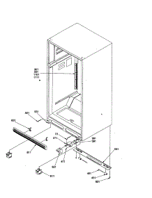 Ladders, Lower Cabinet parts for Amana Top-Mount Refrigerator DRT1802AC-PDRT1802AC0 from AppliancePartsPros.com