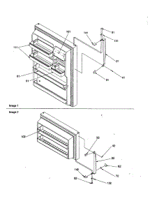 Door Handles And Door Shelves parts for Amana Top-Mount Refrigerator DRT1802AC-PDRT1802AC0 from AppliancePartsPros.com