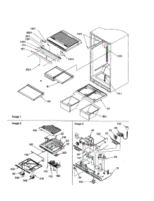 Interior Cabinets / Drain Block parts for Amana Top-Mount Refrigerator DRT2102AC-PDRT2102AC0 from AppliancePartsPros.com