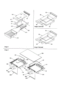 Shelving / Crisper Frame Assembly parts for Amana Top-Mount Refrigerator DRT2102AC-PDRT2102AC0 from AppliancePartsPros.com