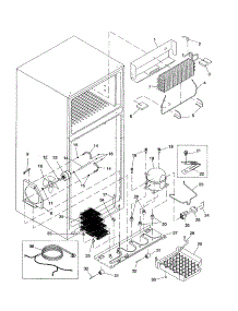 Evaporator And Machine Compartment parts for Amana Top-Mount Refrigerator DRT2102BC-PDRT2102BC0 from AppliancePartsPros.com