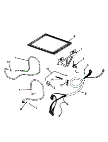 Lid / Link Assy parts for  Dishwasher DS603H-88444-B from AppliancePartsPros.com