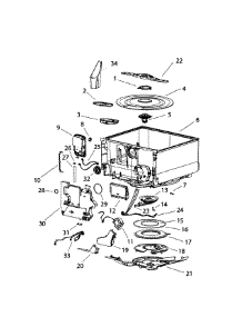 Tub Assy parts for  Dishwasher DS603H-88444-B from AppliancePartsPros.com